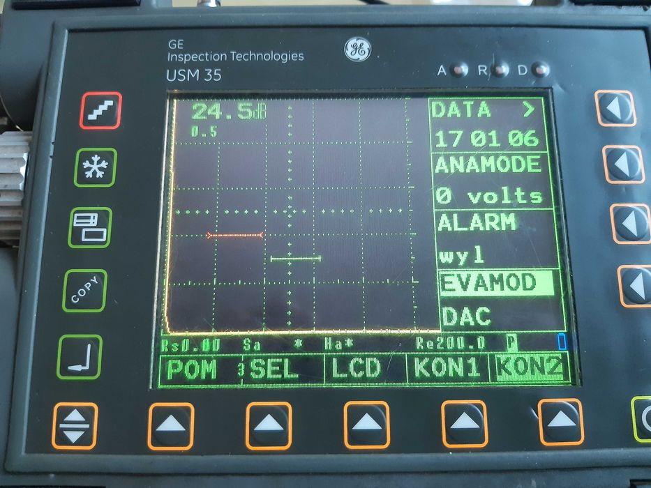 Defektoskop ultradźwiękowy Krautkramer USM35X  DGS DAC ut ndt