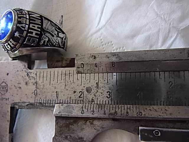 Sygnet ,pierścień Vintage ArtCarved Siladium szkoly sportowej 1983r.