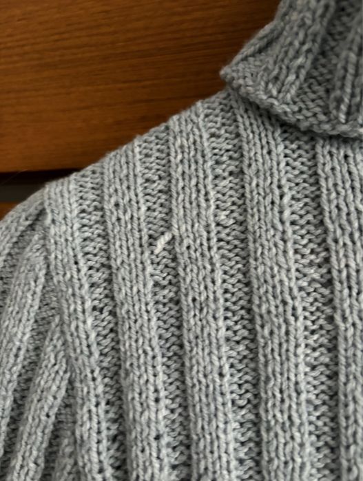 welniany sweter handmade