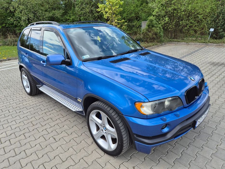 BMW X5 BMW X5 4.6is 347 KM Estorilblau 2001 bardzo zadbany egzemplarz