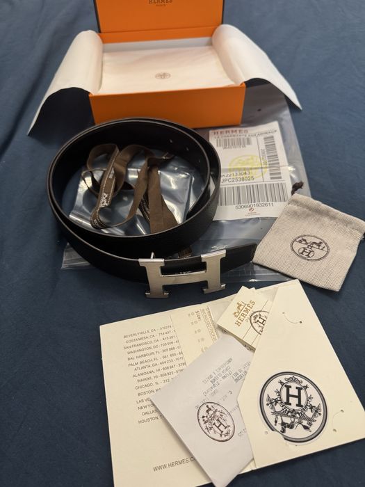 Ремінь hermes двосторонній