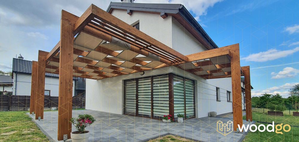 altana ogrodowa, pergola, architektura ogrodowa