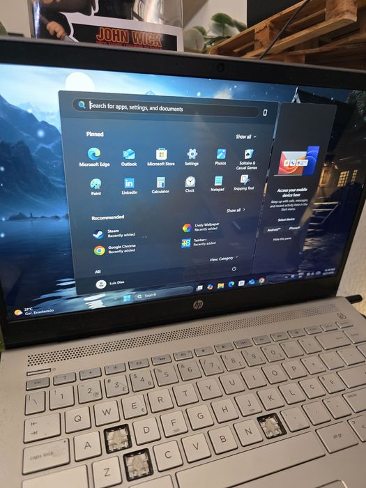 Portátil usado hp i7