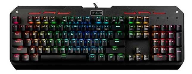 Klawiatura gamingowa mechaniczna Volcano Hammer RGB Outemu Brown