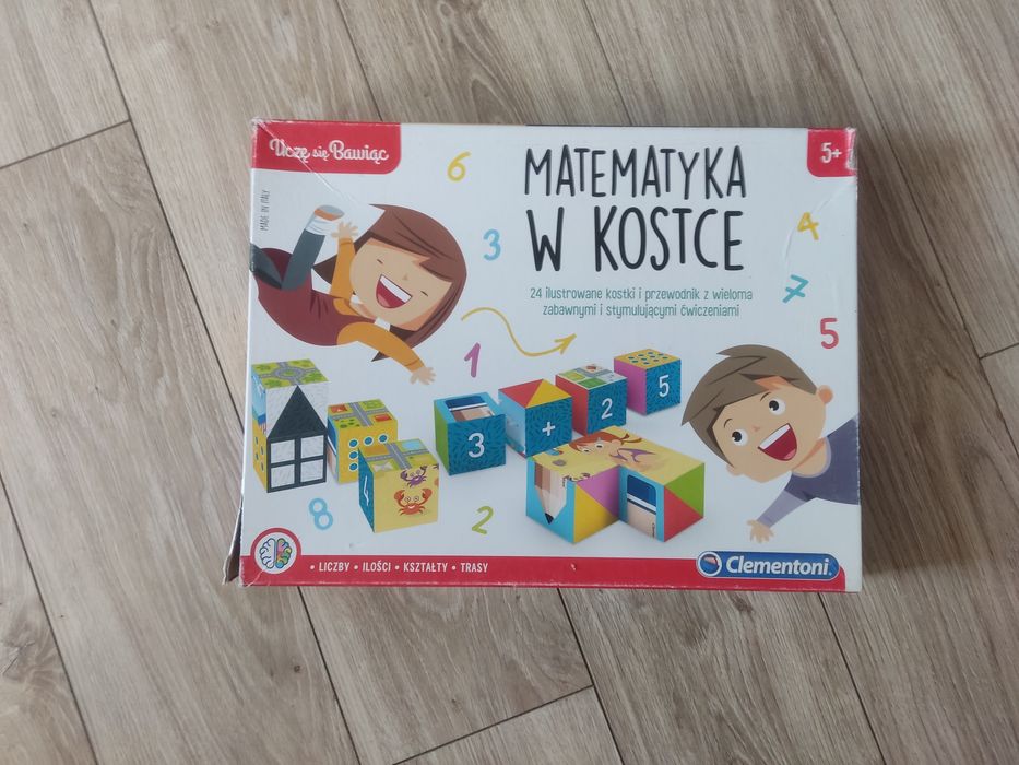 Matematyka w kostce od Clementoni, nauka poprzez zabawę nauka liczeni