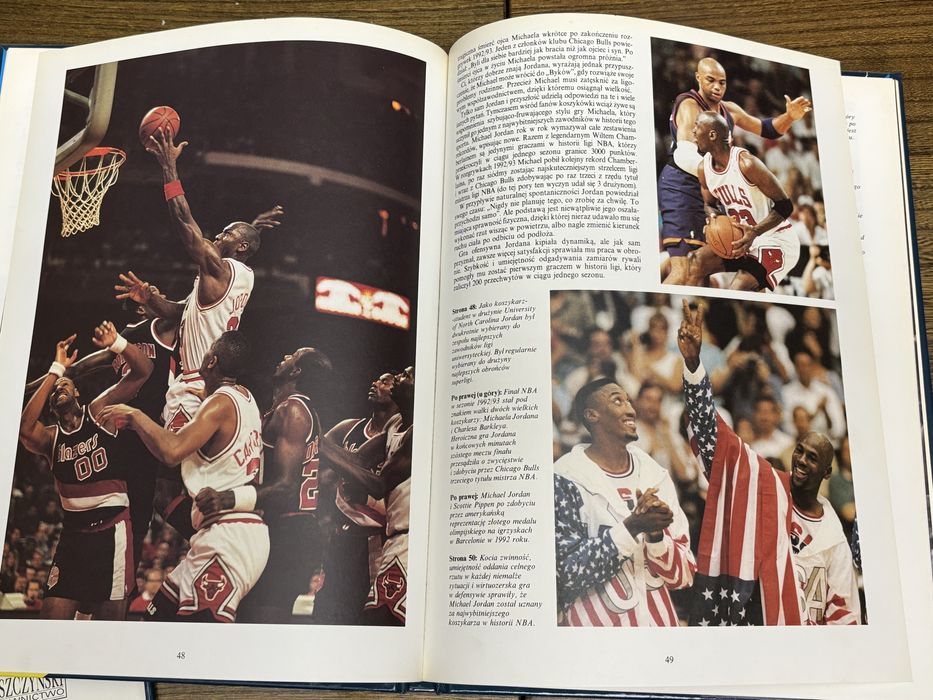 Ksiazka Jack Clary - Gwiazdy NBA + bonus plakat Jordan vs Magic