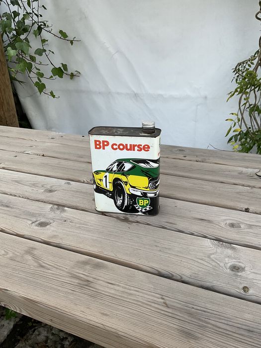 Lata oleo bp vintage