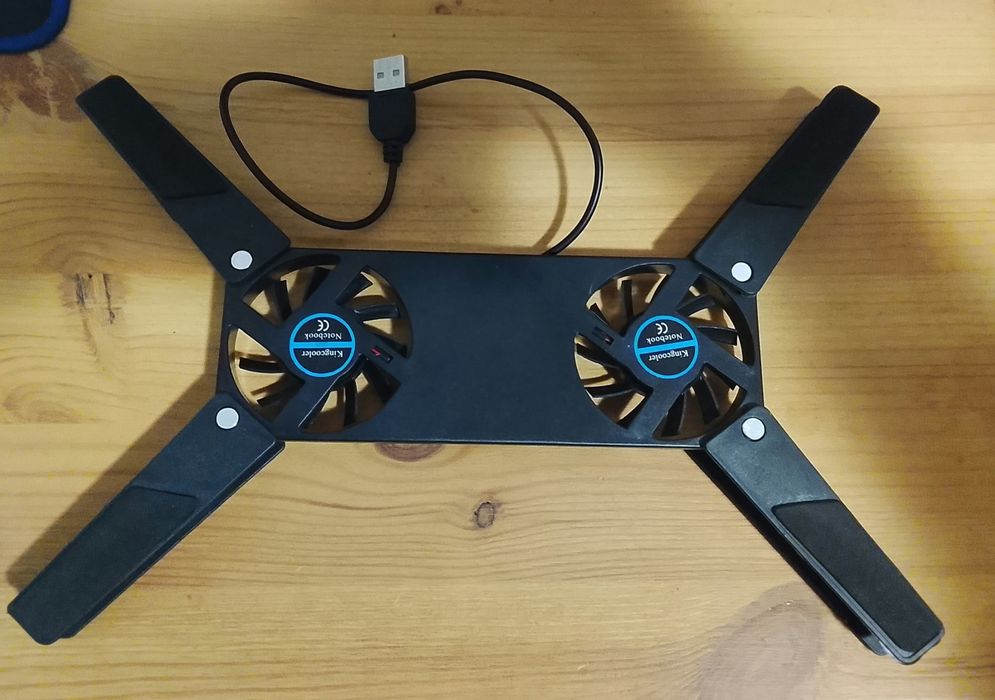 Base de Refrigeração Dobrável Kingcooler – Dual Fan USB