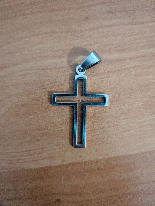 Sygnet męski STAL (2 szt. 19 i 20mm) szer. 8mm + Gratis 2 Krzyżyki