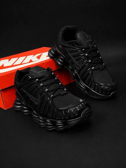 Чоловічі кросівки Nike Shox TL чорні жіночі кросовки найк  унісекс Найк Шокс 35-46 молодіжні кросівки