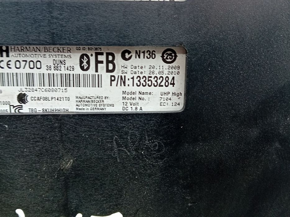 Módulo bluetooth OPEL Insignia A (G09)