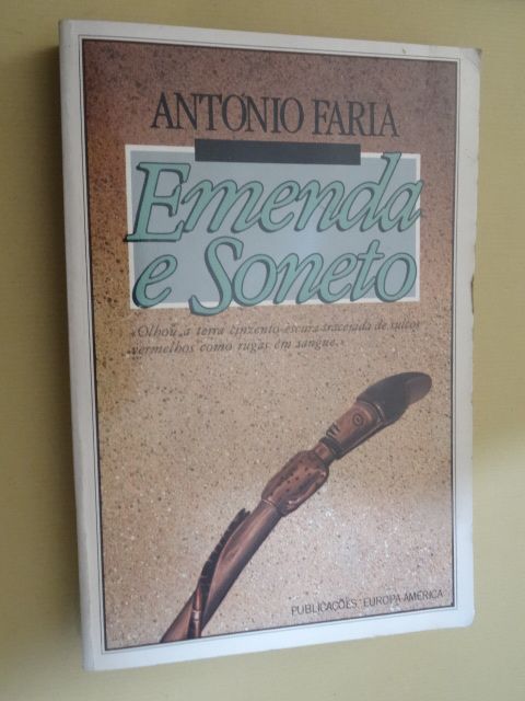 Emenda e Soneto de António Faria