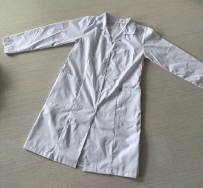 Fartuch laboratoryjny  lekarski  apteczny okulary ochronne  s