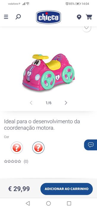 Andador chicco rosa