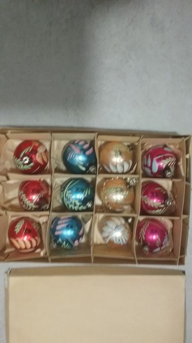 Bombki na choinkę PRL