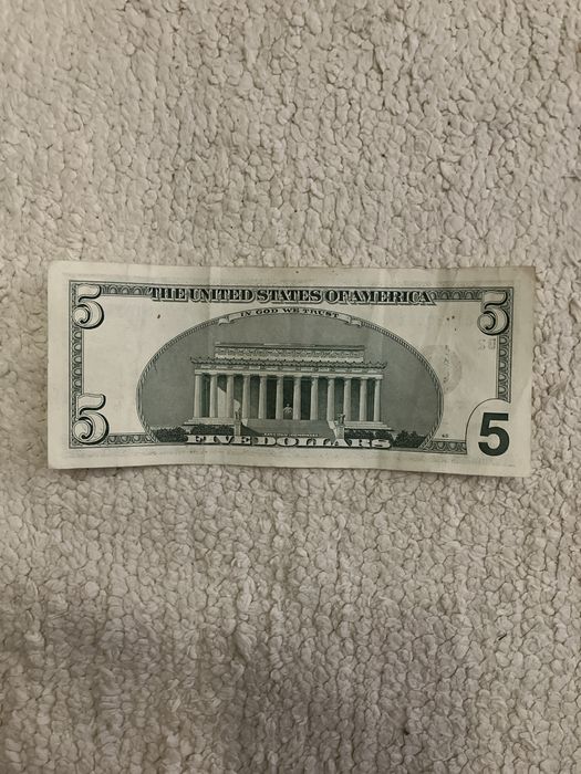 Nota de 5 Us dollars