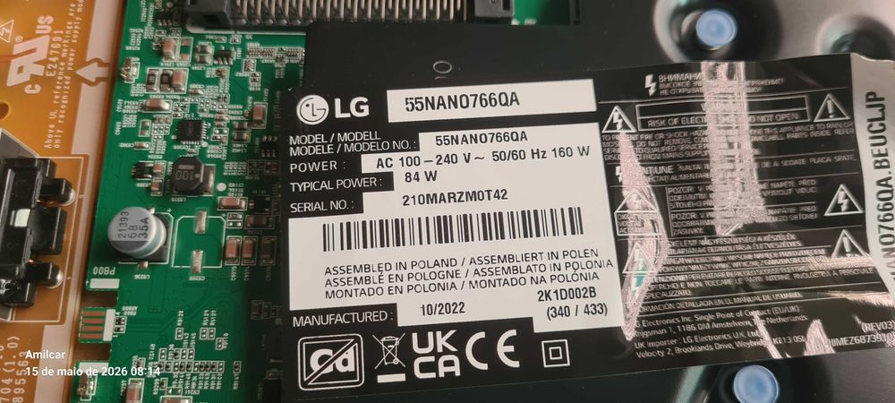 Placas de tv nunca usadas