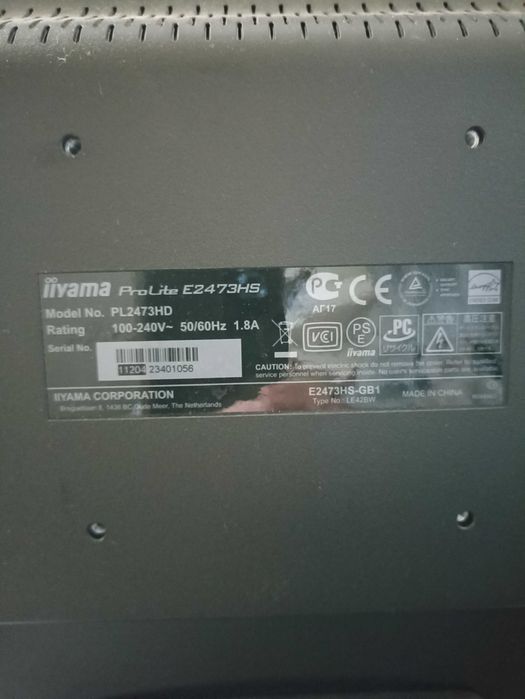 Ecrã Iiyama 24'' prolite E2473HS