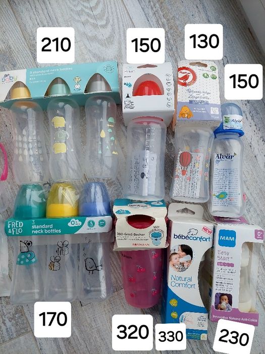 Пляшечки для годування, бутылки для кормления