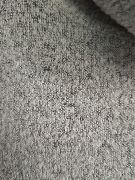 Luźny sweter  golf popielaty Nly