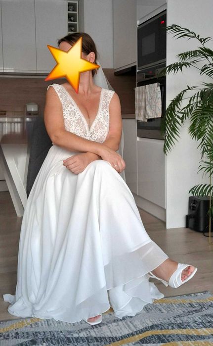 Suknia ślubna Herm's Bridal model Garrida Ecru