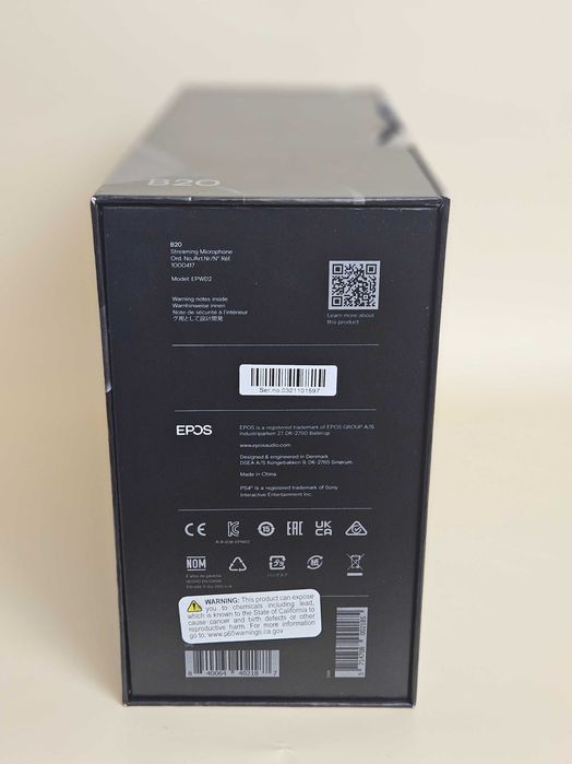 Мікрофон конденсаторний Sennheiser EPOS B20 Gray USB (1000417)