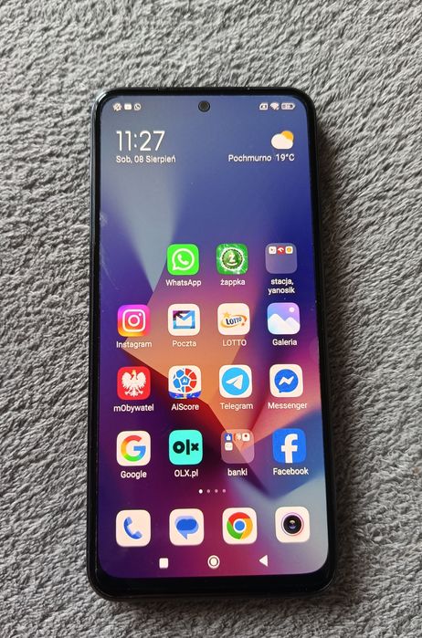 Redmi Note 10S – bardzo dobry stan, 3 etui, pudełko