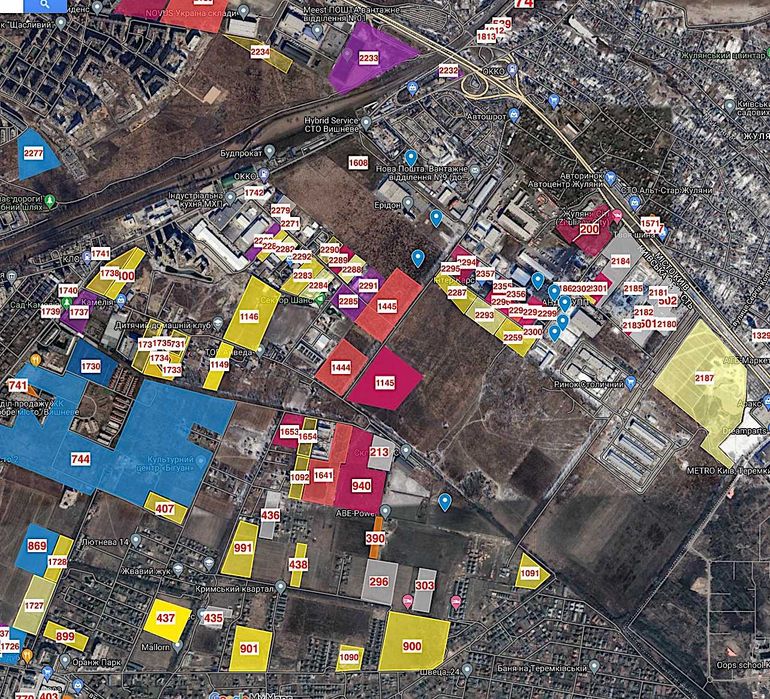 Продаж зем ділянки під склад, промку, є єлектрика, Соф. Борщагівка.