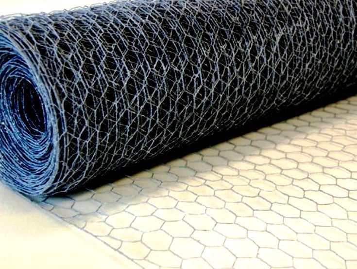 Siatka sześciokątna heksagonalna hodowlana na woliery # 25mm 1mb x 25m