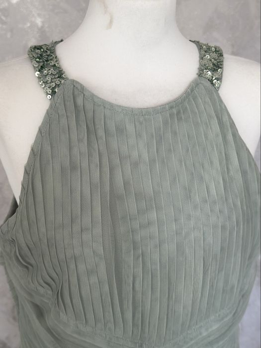 Długa  sukienka plisowana xl