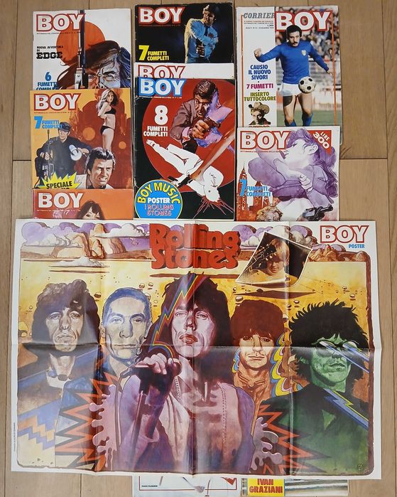 14 revistas Boy Fumetti banda desenhada