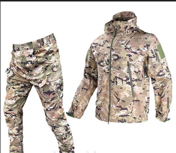 Чоловіча тактична куртка Softshell тепла легка міцна ЦІНА ЗА КОСТЮМ !