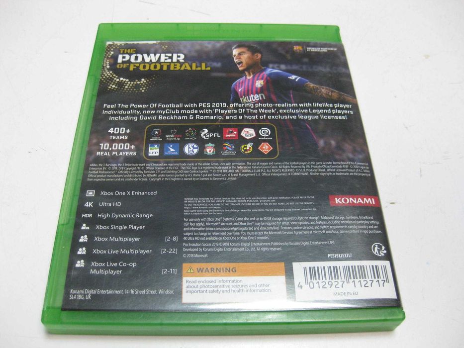 Gra na Xbox One PES 2019 Pro Evolution Soccer