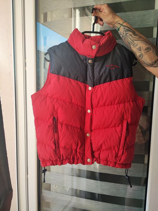 Kamizelka (bezrękawnik) Tommy Hilfiger, Pierze, rozmiar M  stan bdb