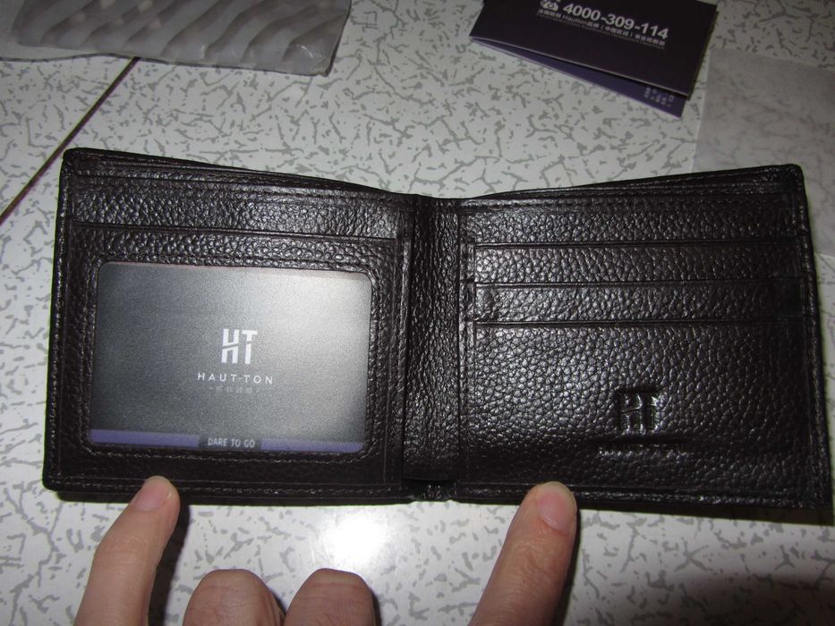 портмоне мужское VIF черный 249141 из натуральной кожи кошелёк