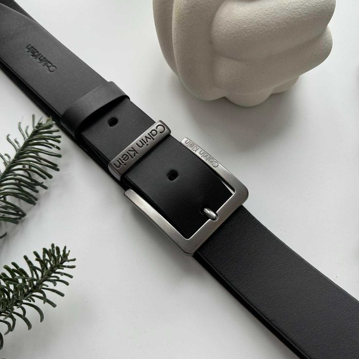 Ремень мужской кожаный 130 см / Пояс для штанов Натуральная кожа