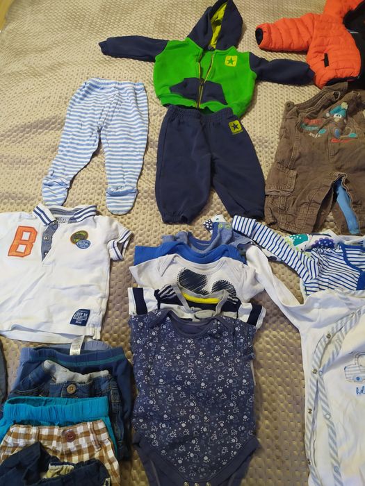 Paczka rzeczy dla chłopca 6-9 miesięcy