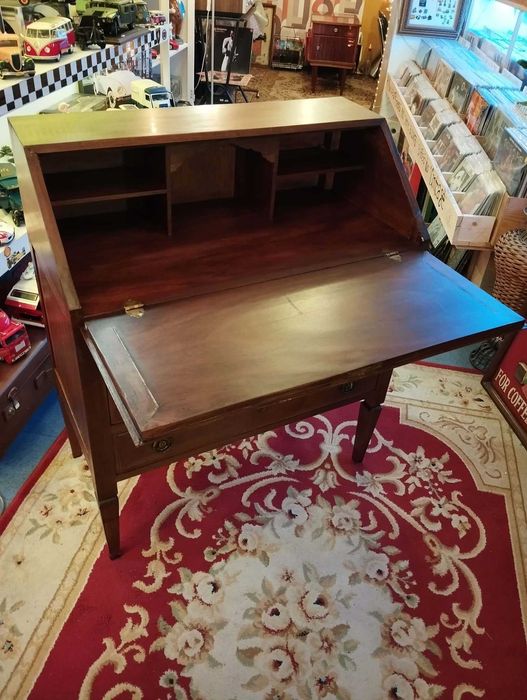 Escrivaninha  Vintage Madeira de Castanho