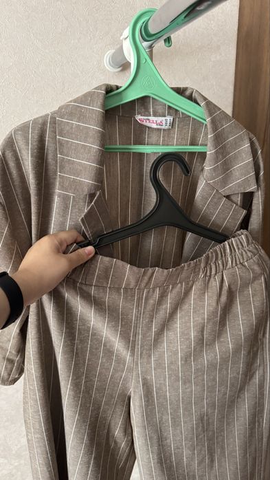 Костюм полосатий двійка