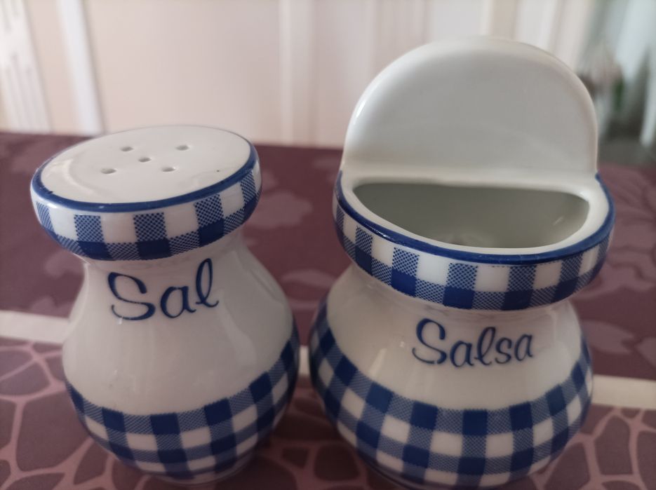 Conjunto 4 Peças Porcelana PV Porto Mós