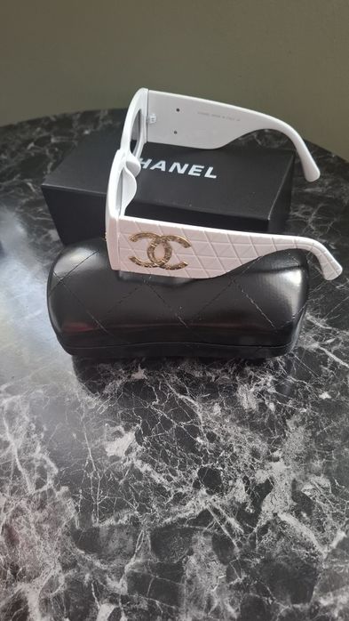 Okulary chanel białe