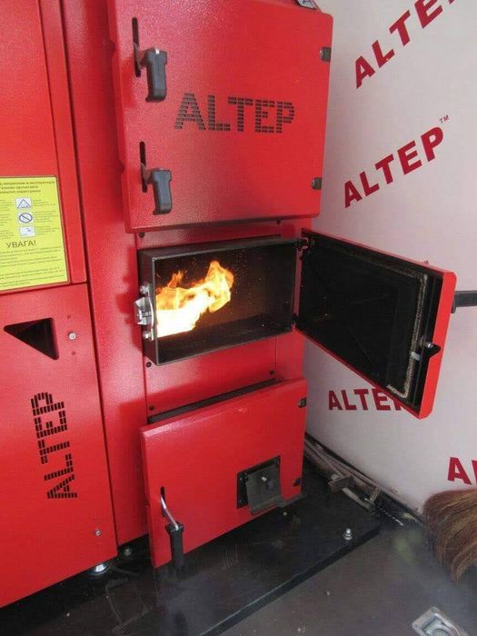 Твертопаливний Котел Тривалого Горіння АЛЬТЕП ( ALTEP)  сталь 6мм