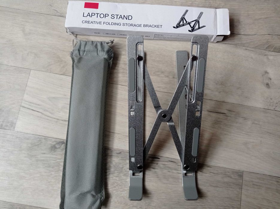 Podstawka pod laptopa Aluminium regulowana do max 15.6 laptop