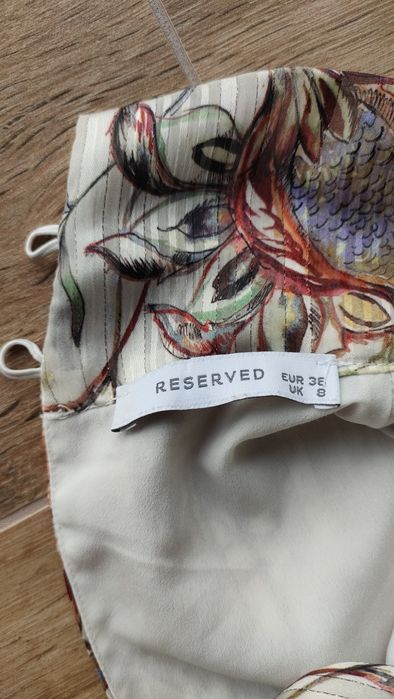 Reserved sukienka floral retro S 36