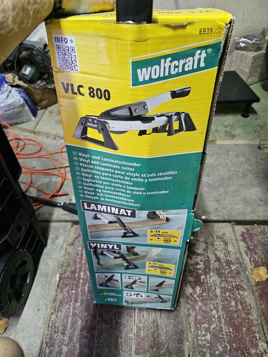 Wolfcraft VLC 800 gilotyna do paneli laminowanych i winylowych