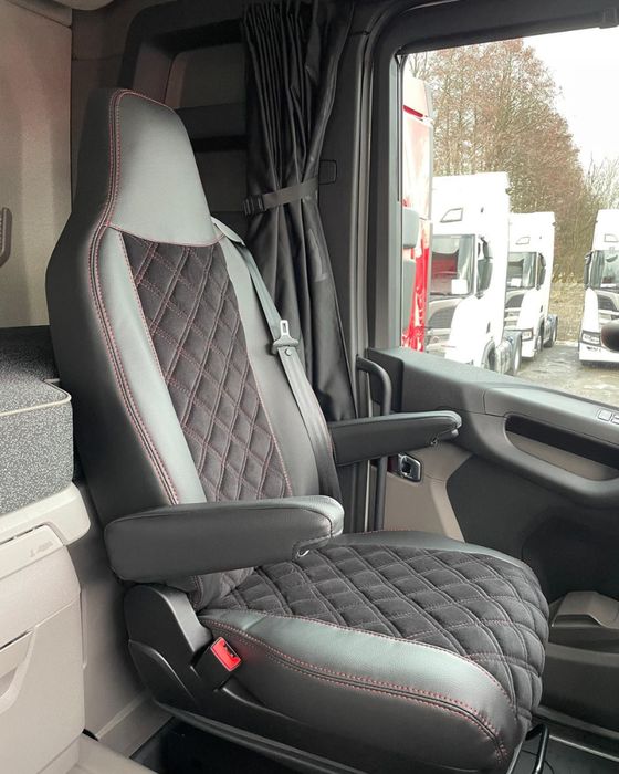 Pokrowce na fotele VW T5 i T6 - 8 os. Pikowany Welur Szyte ręcznie