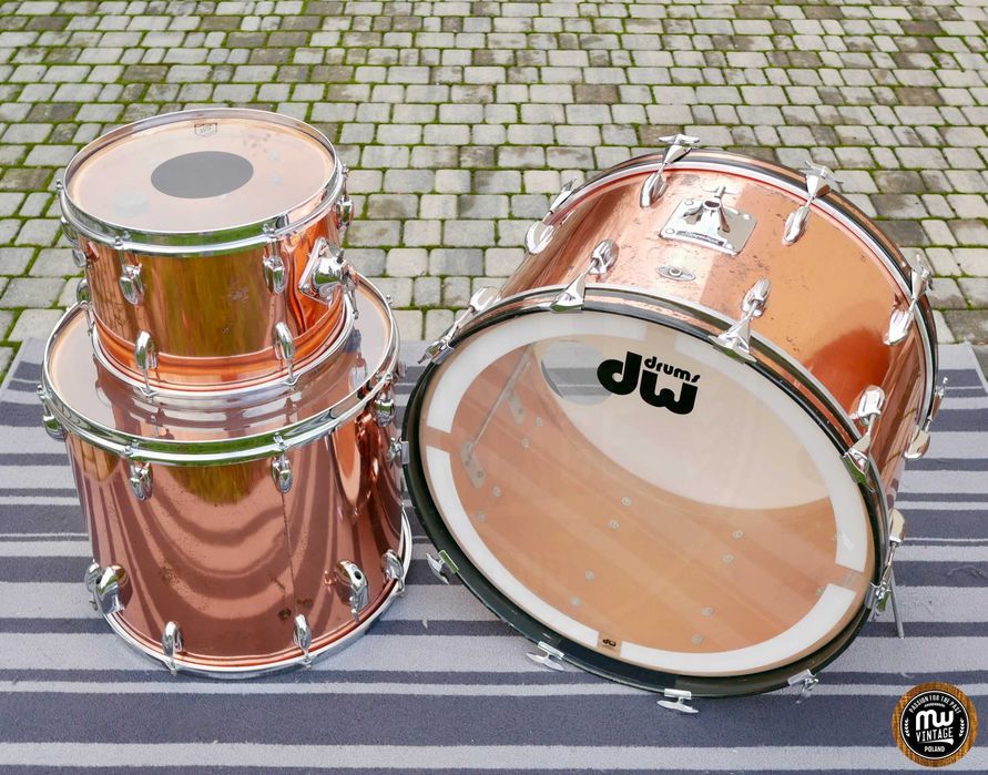 ‼️ Perkusja Slingerland Niles 3-ply 24”, 13”, 18” Copper Vintage ‼️