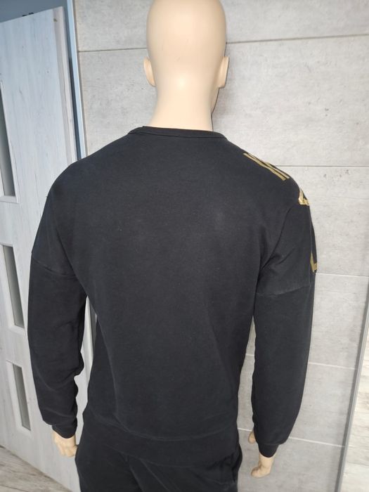 Bluza męska Emporio Armani EA7 złote napisy na ramionach rozmiar M