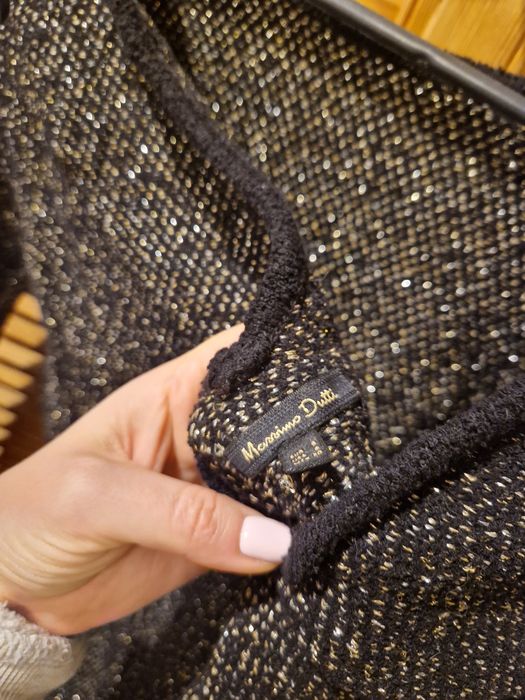Błyszcząca sukienka Massimo Dutti, rozmiar S