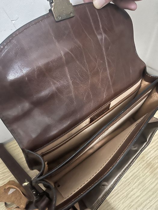 Bolsa de mão homem em pele